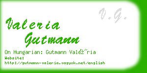 valeria gutmann business card